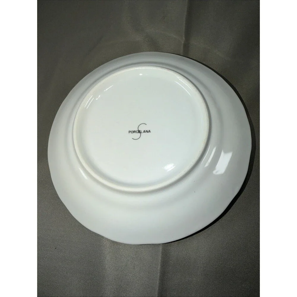 Porcelana Schmidt Brazil Fine China Domed Butter Cheese Serving Dish Set